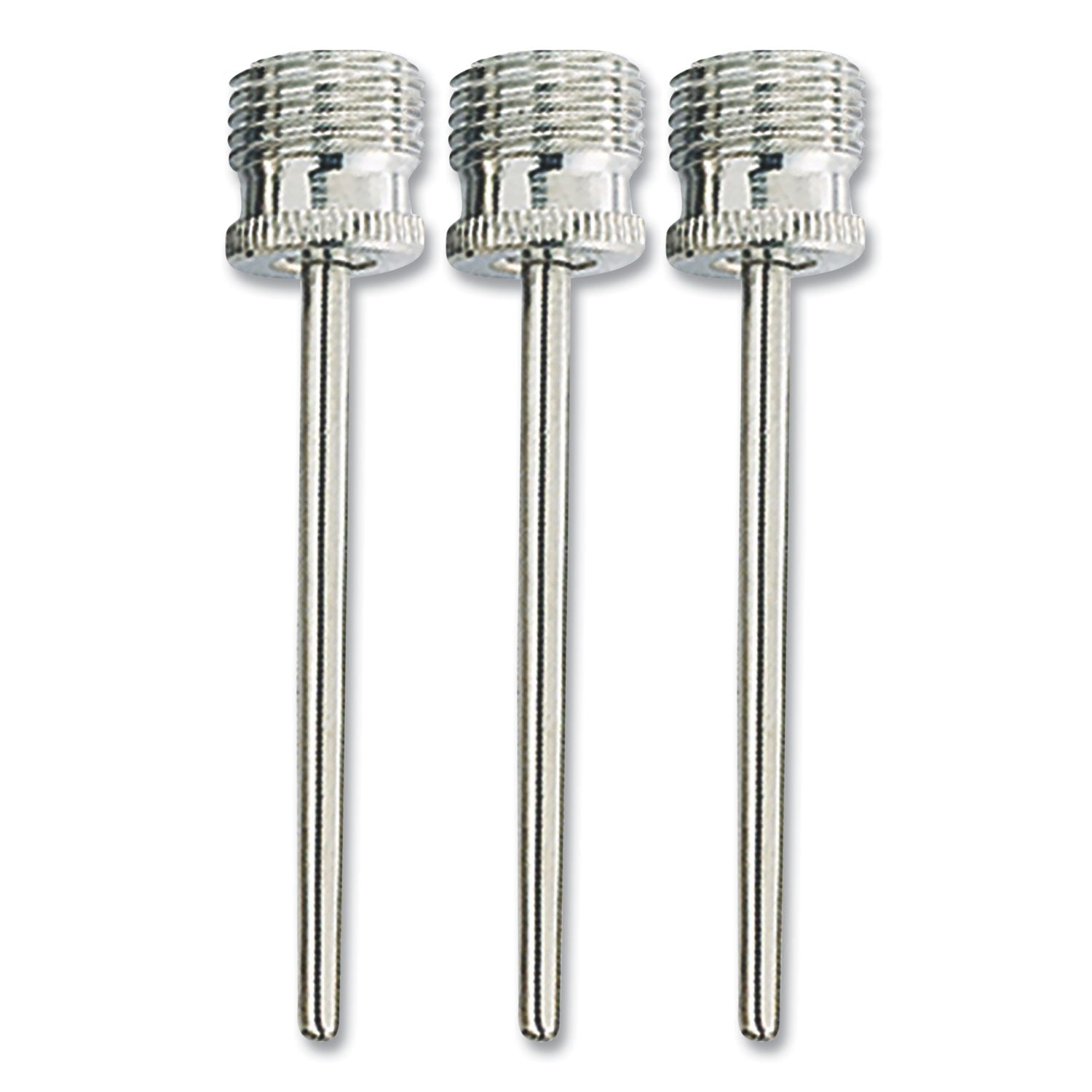 Nickel-Plated Inflating Needles for Electric Inflating Pump, 3/Pack - 