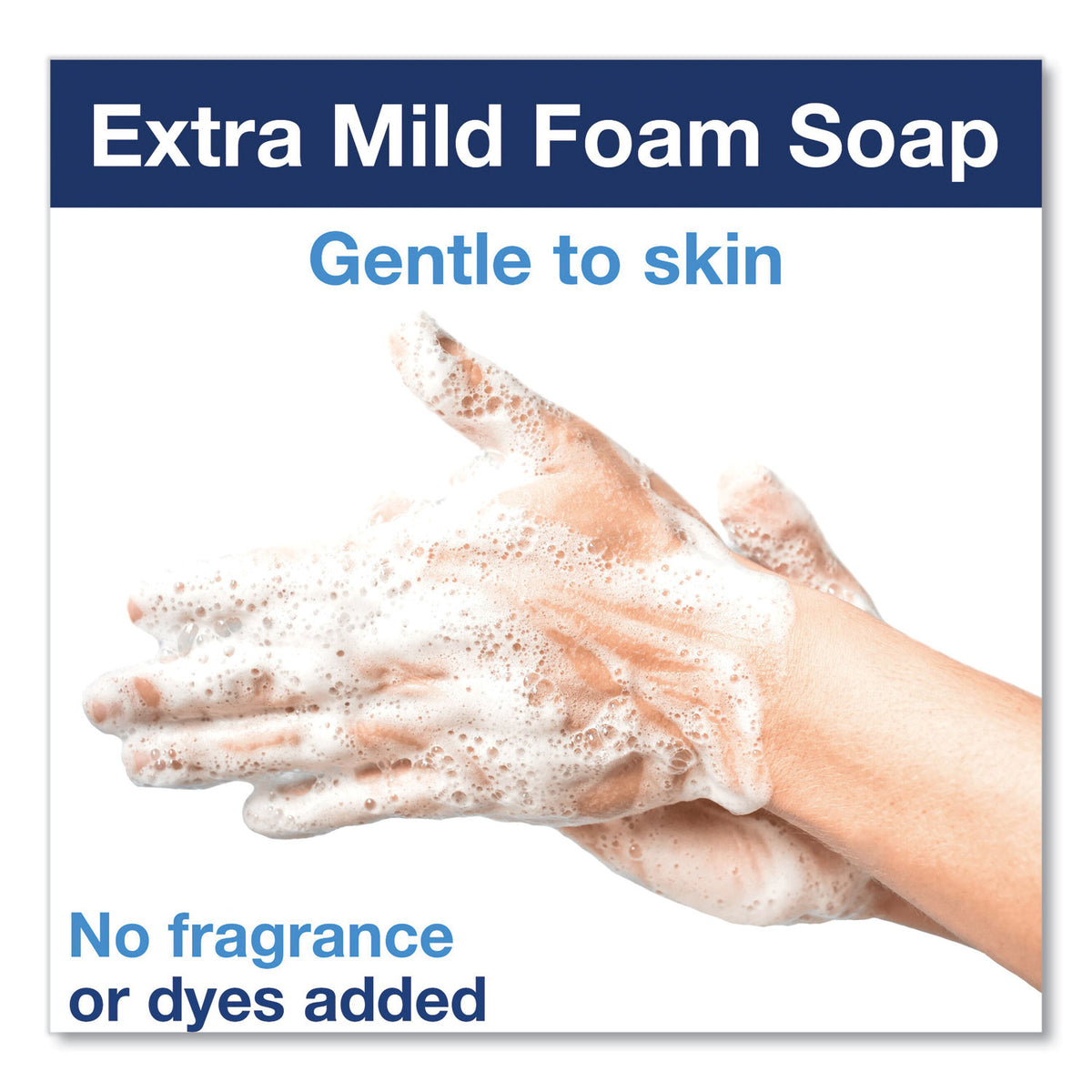 Extra Mild Foam Soap, Unscented, 1 L Refill, 6/Carton