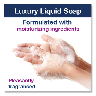 Luxury Liquid Soap, Soft Rose Scent, 1L Refill, 6/Carton
