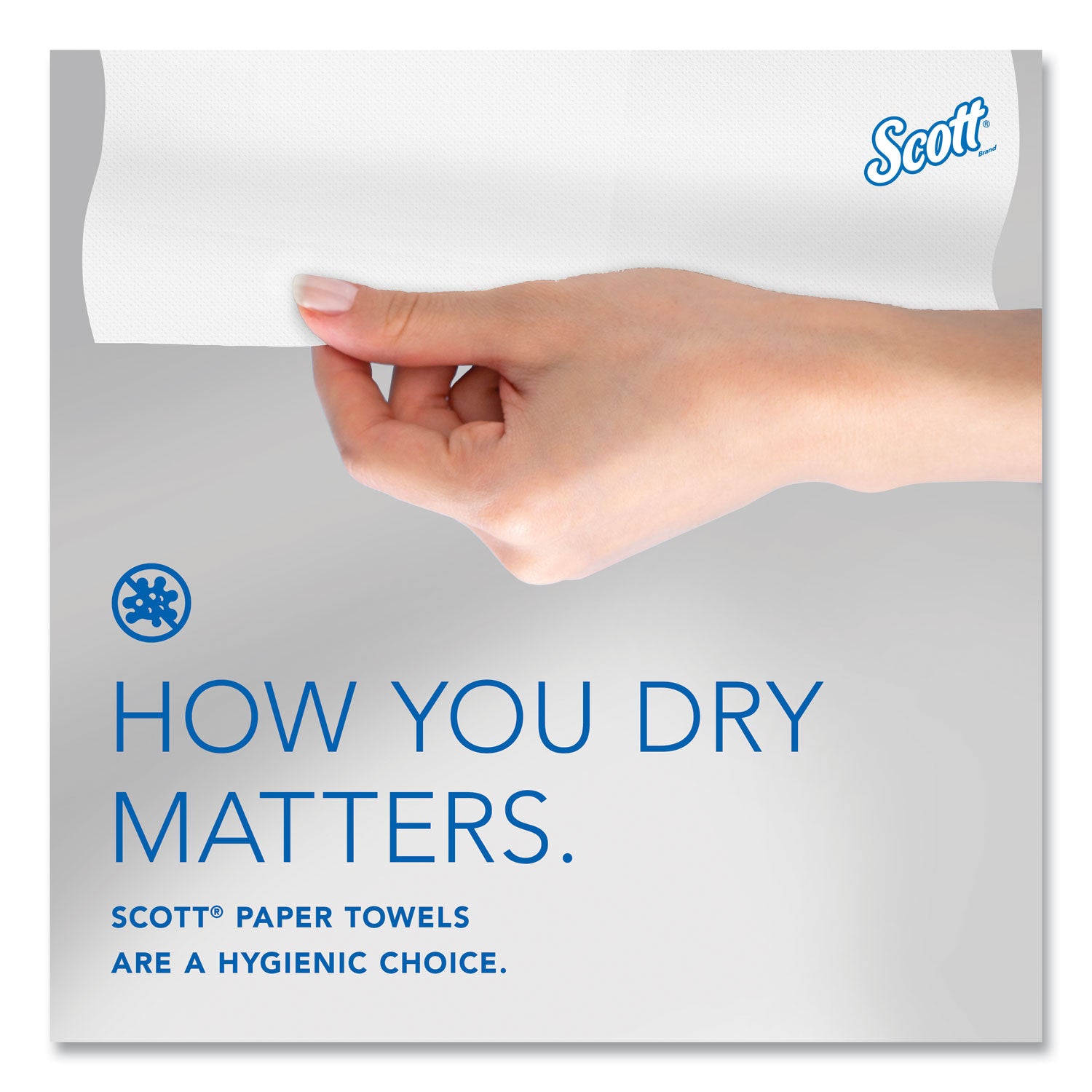 Pro Hard Roll Paper Towels with Absorbency Pockets, for Scott Pro Dispenser, Gray Core Only, 1-Ply, 7.5" x 900 ft, 6 Rolls/CT
