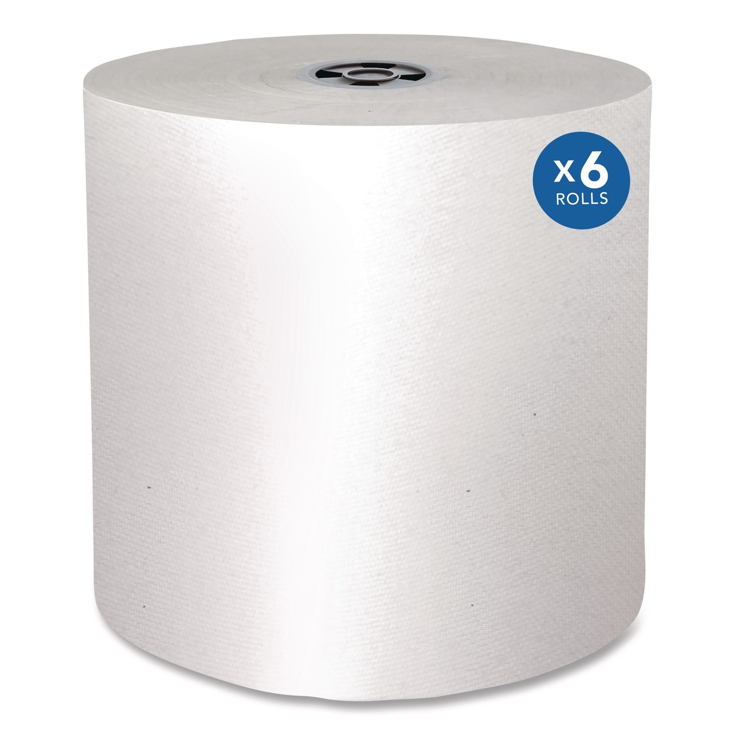 Pro Hard Roll Paper Towels with Absorbency Pockets, for Scott Pro Dispenser, Gray Core Only, 1-Ply, 7.5" x 900 ft, 6 Rolls/CT