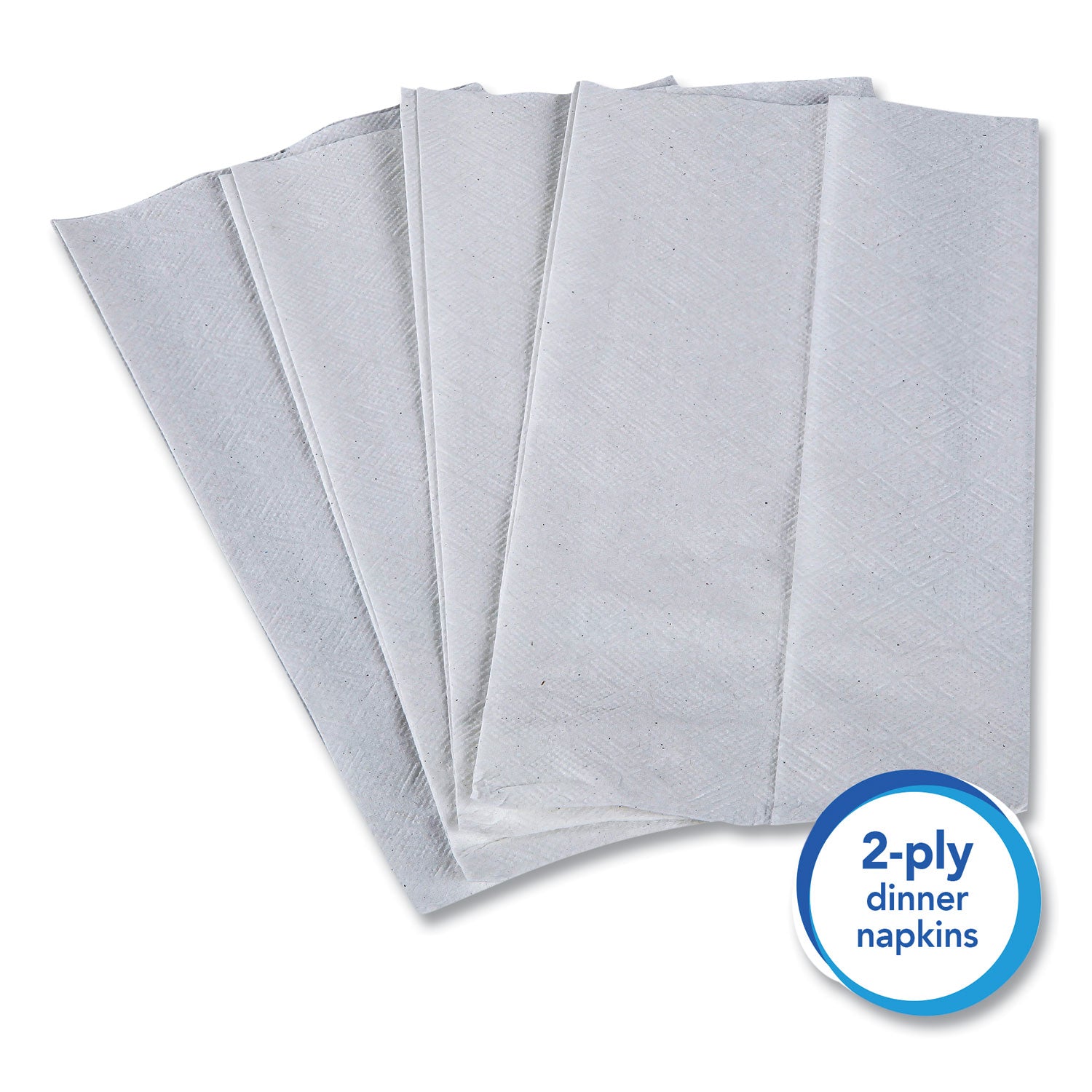 Full Fold Dispenser Napkins, 1-Ply, 13 x 12, White, 375/Pack, 16 Packs/Carton - 