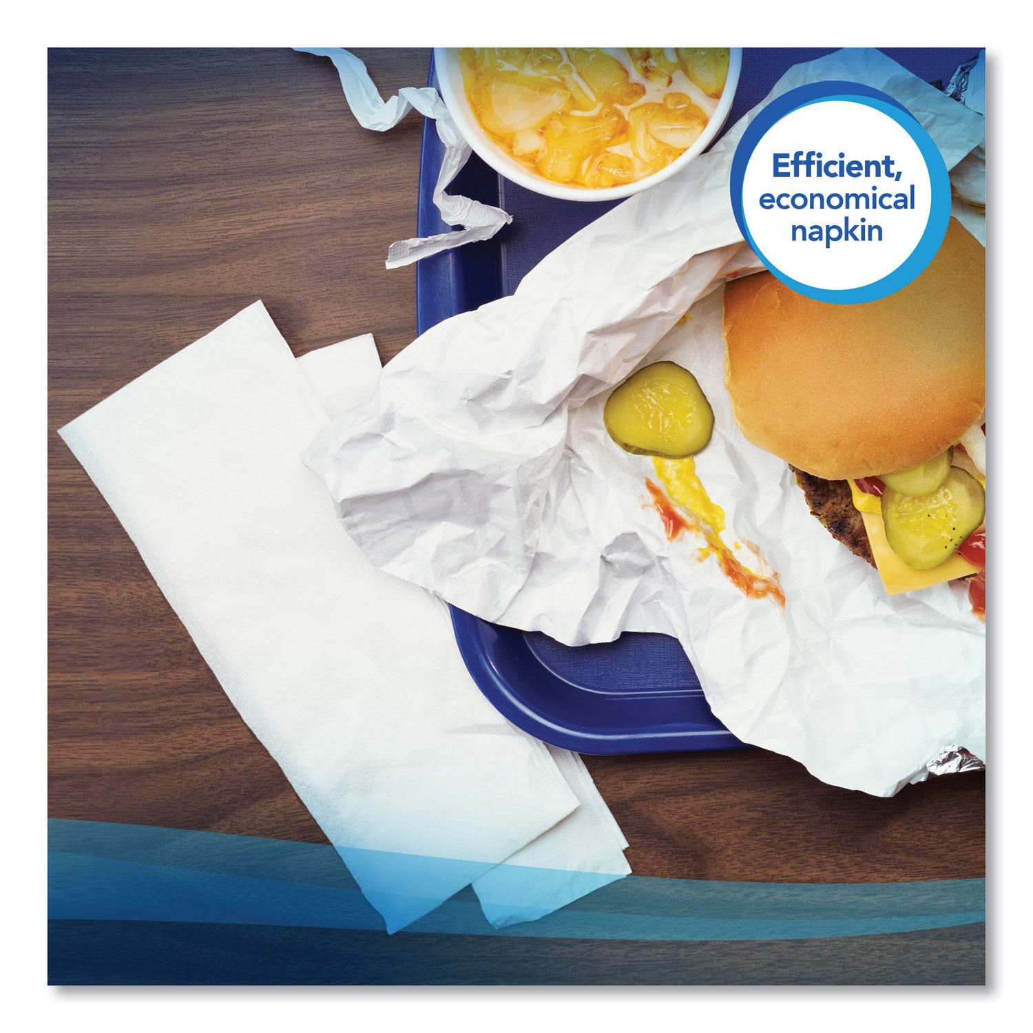 Full-Fold Dispenser Napkins, 1-Ply, 12 x 17, White, 400/Pack, 15 Packs/Carton