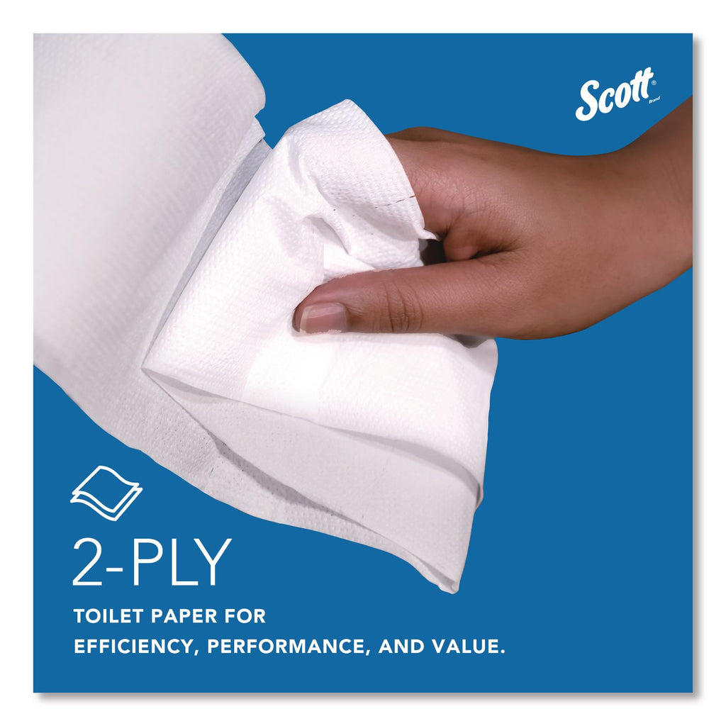 Essential JRT Jumbo Roll Bathroom Tissue, Septic Safe, 2-Ply, White, 3.55" x 1,000 ft, 12 Rolls/Carton
