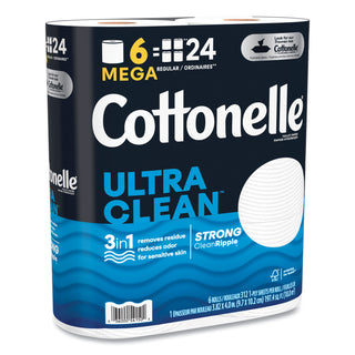 ultra-cleancare-toilet-paper-strong-tissue-mega-rolls-septic-safe-1-ply-white-284-roll-6-rolls-pack-36-rolls-carton_kcc54150 - 1