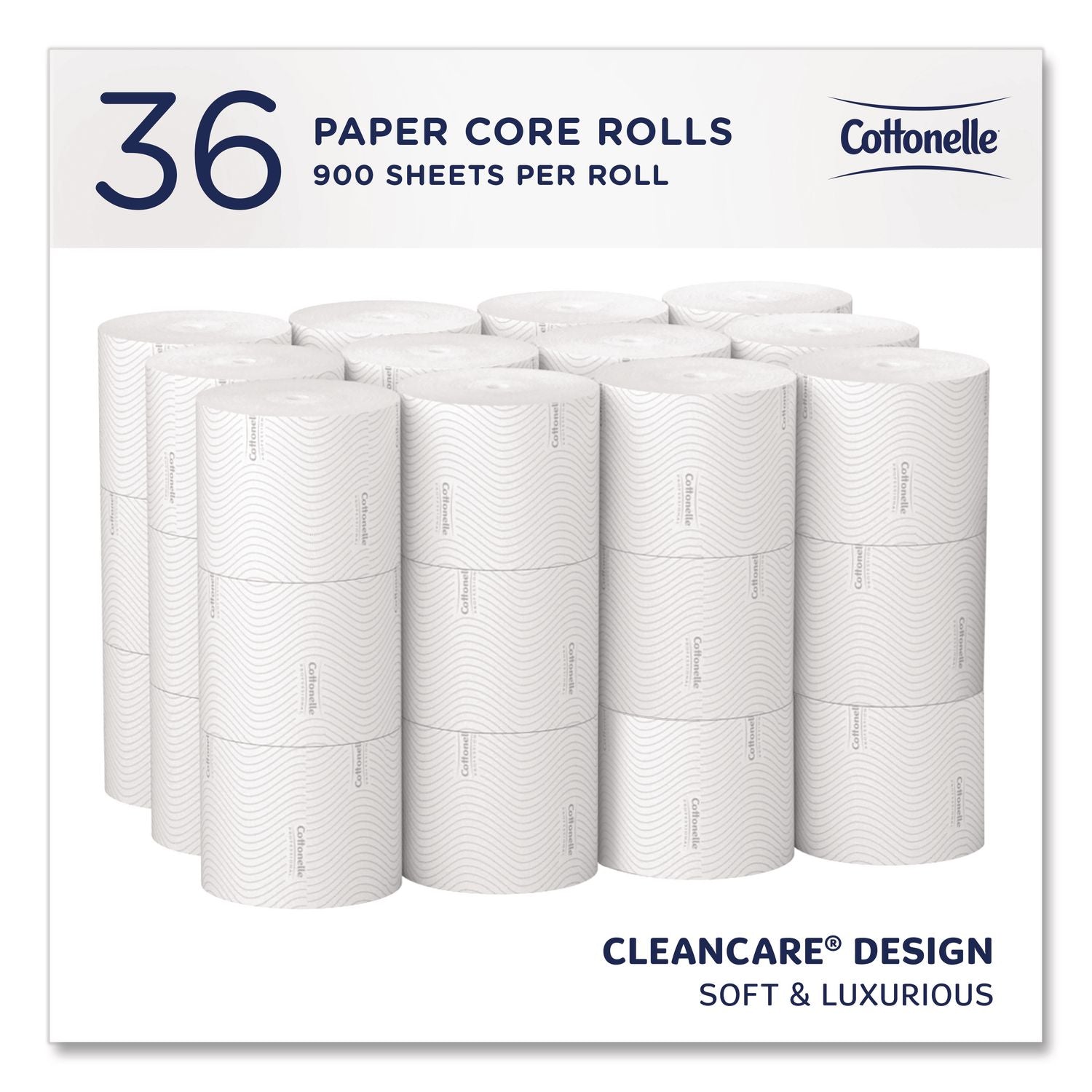 Clean Care Bathroom Tissue, Septic Safe, 2-Ply, White, 900 Sheets/Roll, 36 Rolls/Carton