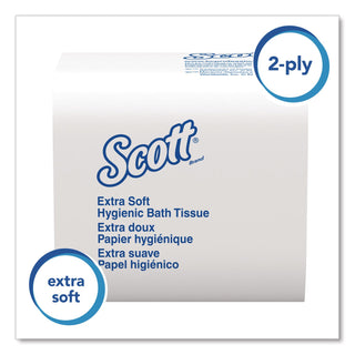 Hygienic Bath Tissue, Septic Safe, 2-Ply, White, 250/Pack, 36 Packs/Carton