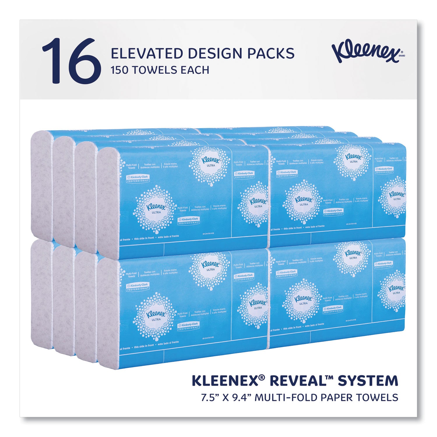reveal-multi-fold-towels-2-ply-8-x-94-white-16-carton_kcc46321 - 2