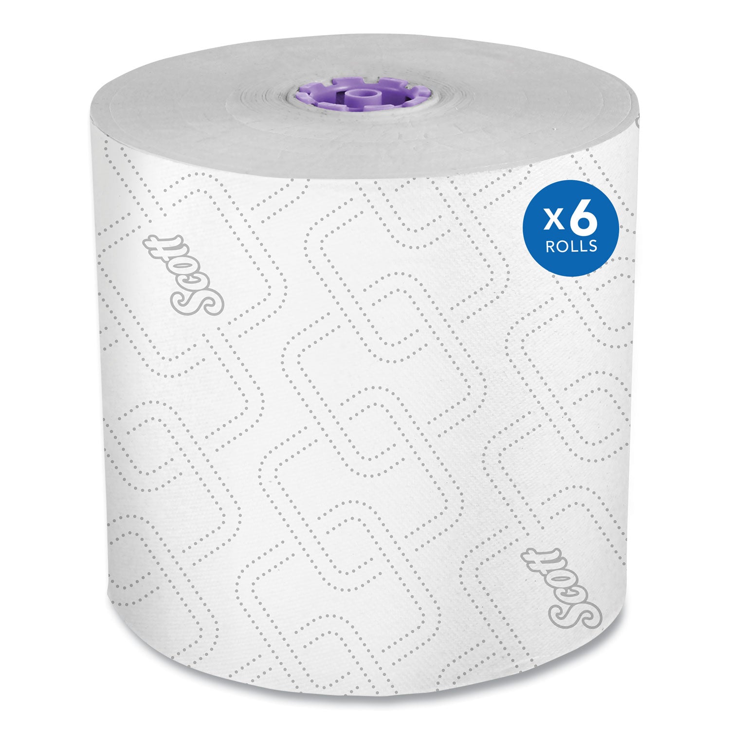 essential-high-capacity-hard-roll-towel-1-ply-8-x-950-ft-white-6-rolls-carton_kcc02001 - 1