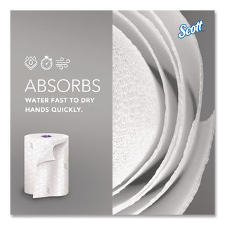 Essential High Capacity Hard Roll Towel, 1-Ply, 8" x 950 ft, White, 6 Rolls/Carton