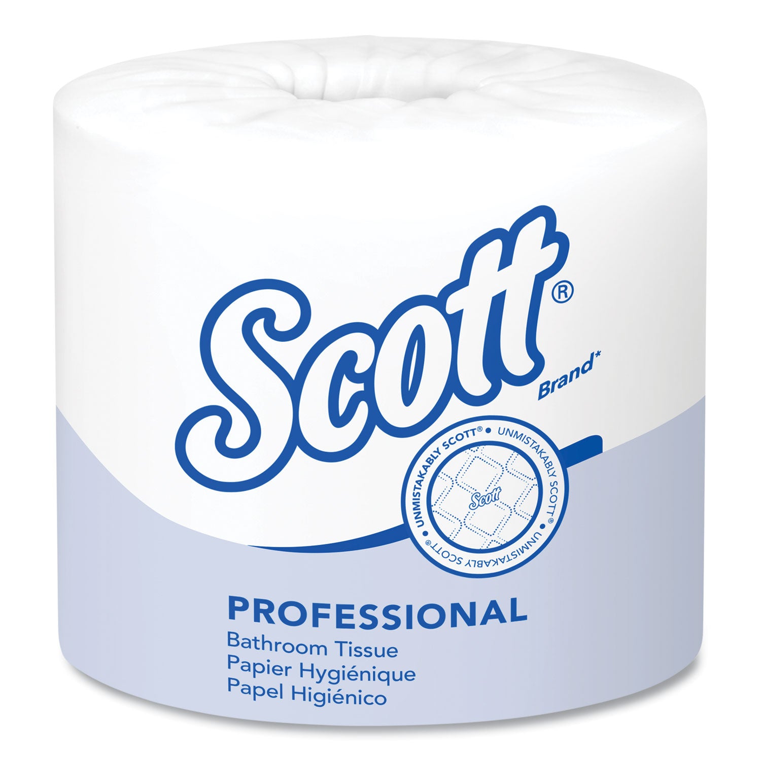 Essential Standard Roll Bathroom Tissue for Business, Septic Safe, 1-Ply, White, 1,210 Sheets/Roll, 80 Rolls/Carton - 