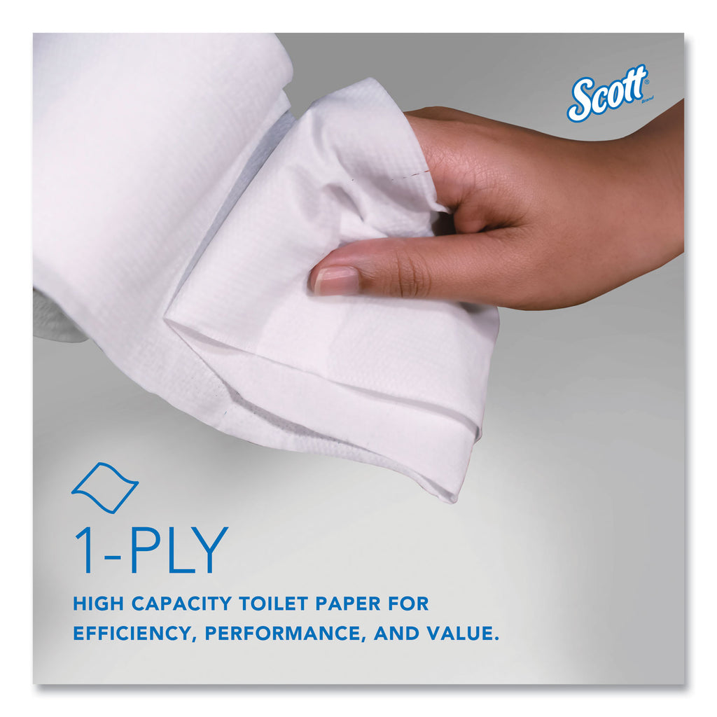 Essential Coreless JRT, Septic Safe, 1-Ply, White, 3.75 x 2,300 ft, 12 Rolls/Carton