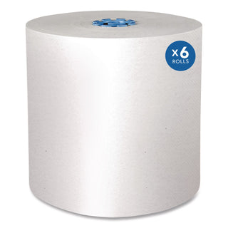 Pro Hard Roll Paper Towels with Absorbency Pockets, for Scott Pro Dispenser, Blue Core Only, 1-Ply, 7.5" x 900 ft, 6 Rolls/CT