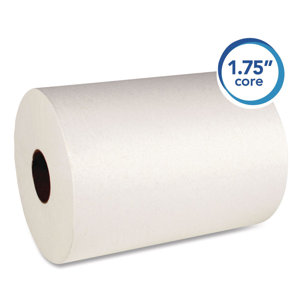 Slimroll Towels, Absorbency Pockets, 8" x 580 ft, White, 6 Rolls/Carton