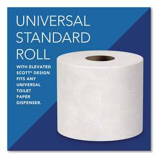 Essential Standard Roll Bathroom Tissue for Business, Septic Safe, Convenience Carton, 2-Ply, White, 550/Roll, 20 Rolls/CT