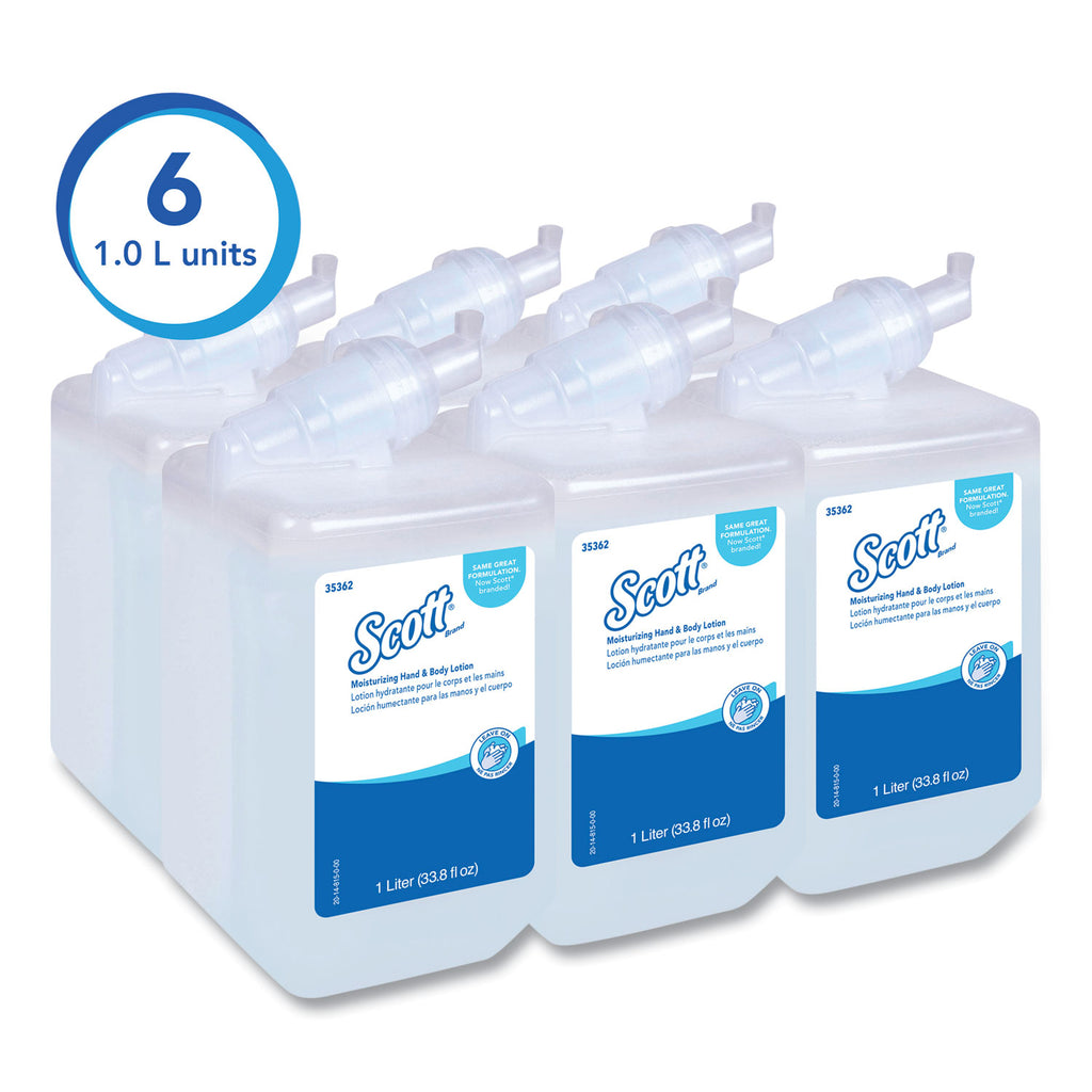 moisturizing-hand-and-body-lotion-1-l-bottle-fresh-scent-6-carton_kcc35362ct - 2