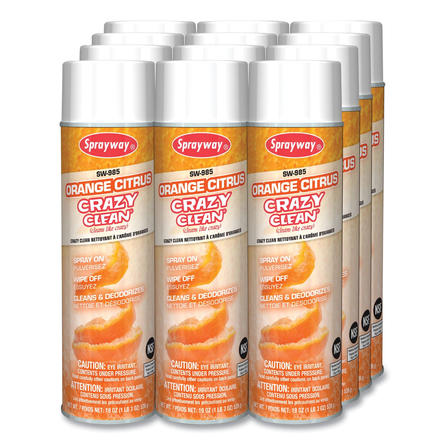 orange-citrus-crazy-clean-orange-scent-19-oz-aerosol-spray-dozen_cgc985 - 2