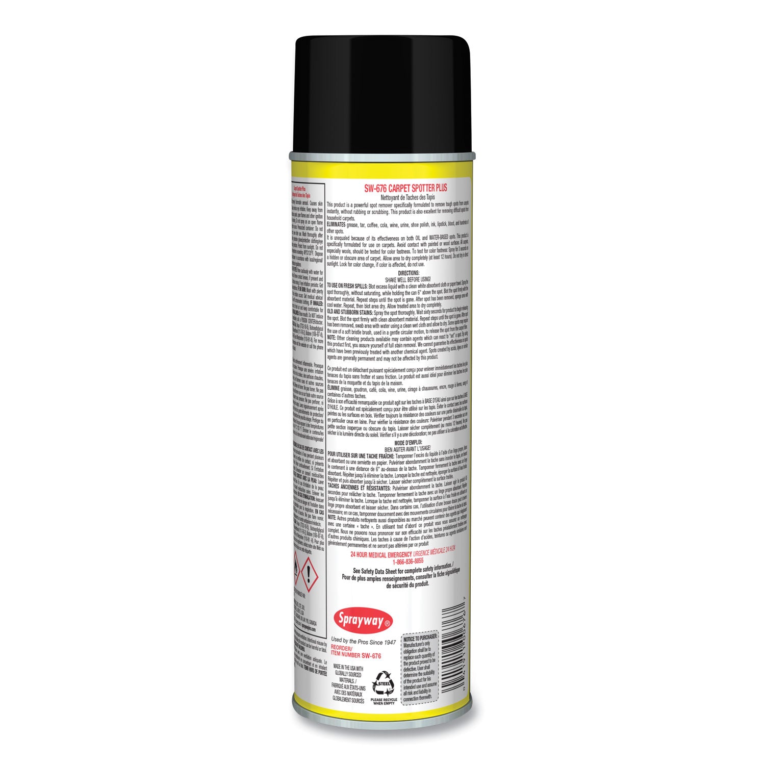 Carpet Spotter Plus, Butyl Scent, 18 oz Aerosol Spray, Dozen