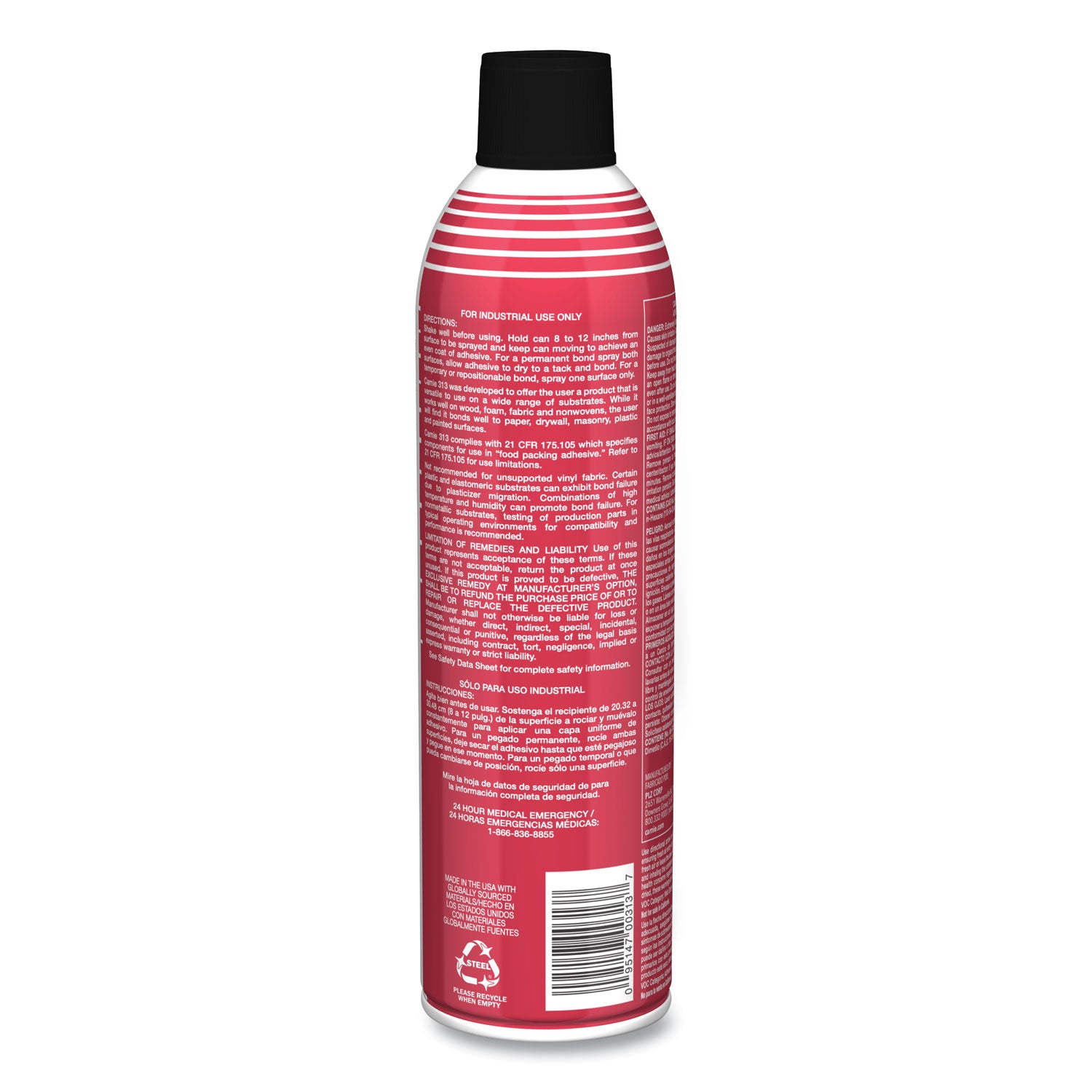 313-fast-tack-upholstery-adhesive-12-oz-aerosol-spray-dries-clear-dozen_cgc313 - 3