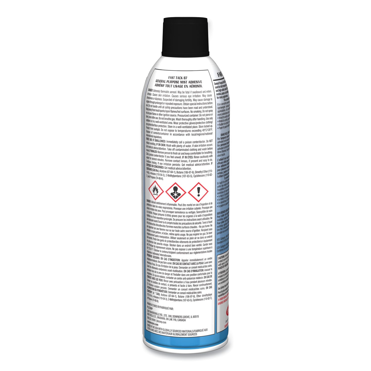 fast-tack-87-general-purpose-mist-adhesive-13-oz-aerosol-spray-dries-white-dozen_cgc087 - 2