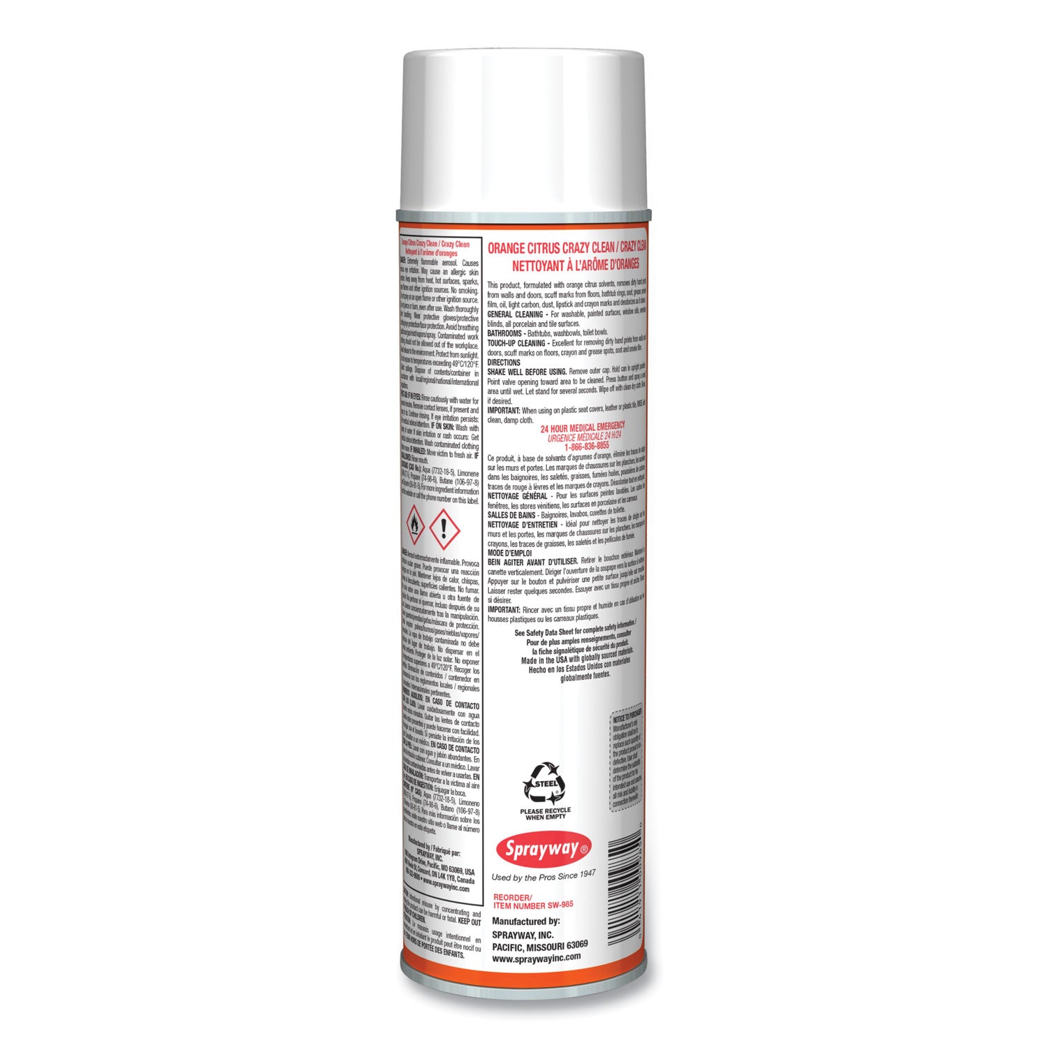 orange-citrus-crazy-clean-orange-scent-19-oz-aerosol-spray-dozen_cgc985 - 4