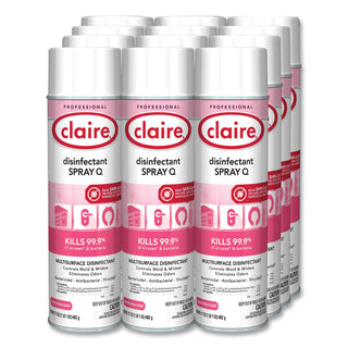Spray Q Disinfectant, Country Fresh Scent, 17 oz Aerosol Spray, Dozen