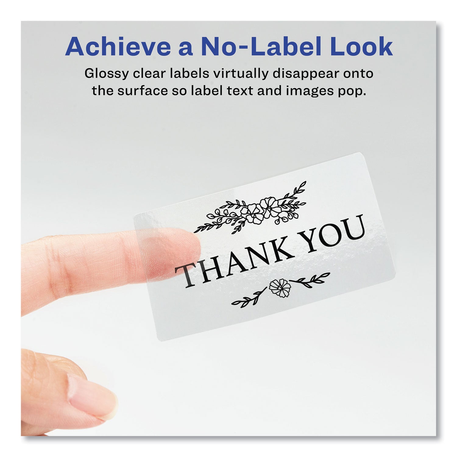 glossy-clear-easy-peel-mailing-labels-w-sure-feed-technology-inkjet-laser-printers-2-x-4-clear-10-sheet-10-sheets-pack_ave6522 - 2