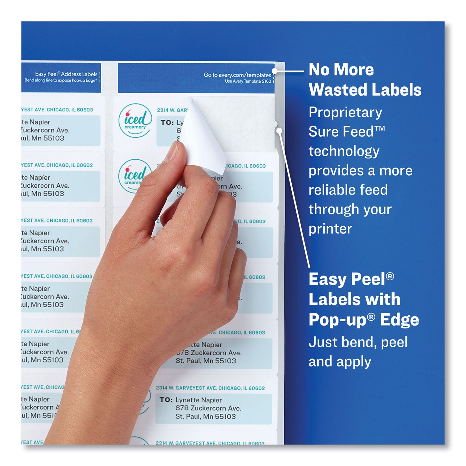glossy-clear-easy-peel-mailing-labels-w-sure-feed-technology-inkjet-laser-printers-2-x-4-clear-10-sheet-10-sheets-pack_ave6522 - 3