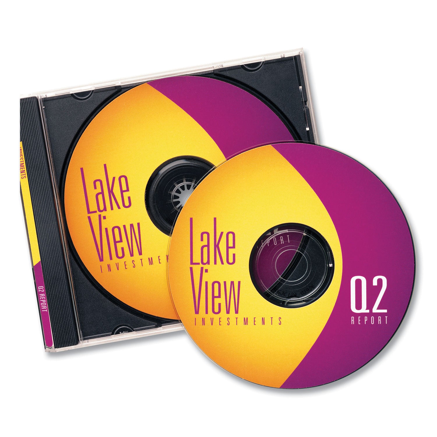 Inkjet CD Labels, Matte White, 100/Pack - 
