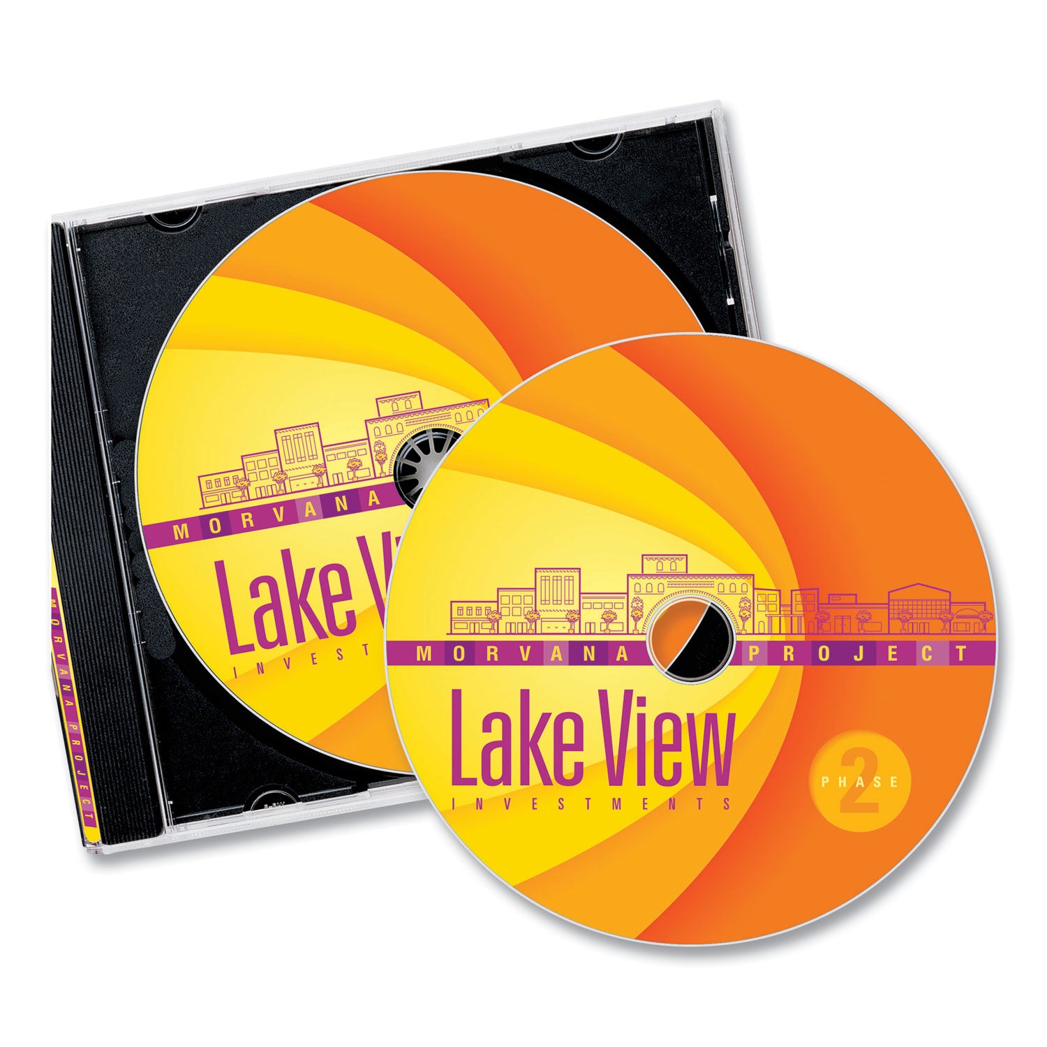 Inkjet Full-Face CD Labels, Glossy White, 20/Pack - 