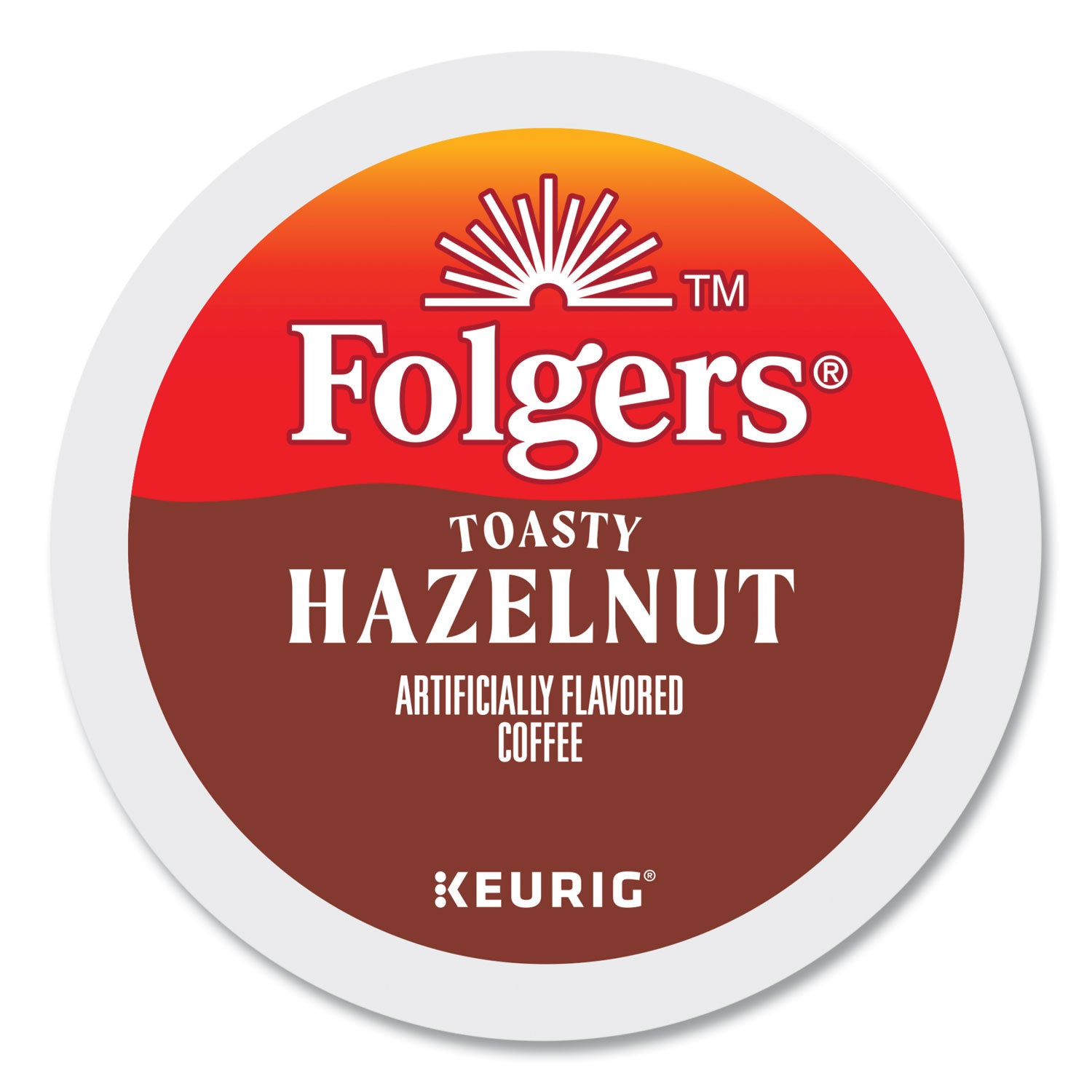 Toasty Hazelnut Coffee K-Cups, 24/Box