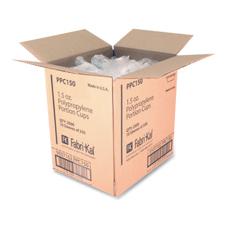 Portion Cups, 1.5 oz, Clear, 250/Sleeve, 10 Sleeves/Carton