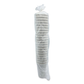 Paper Hot Cups, Double-Walled, 12 oz, White, 25/Pack