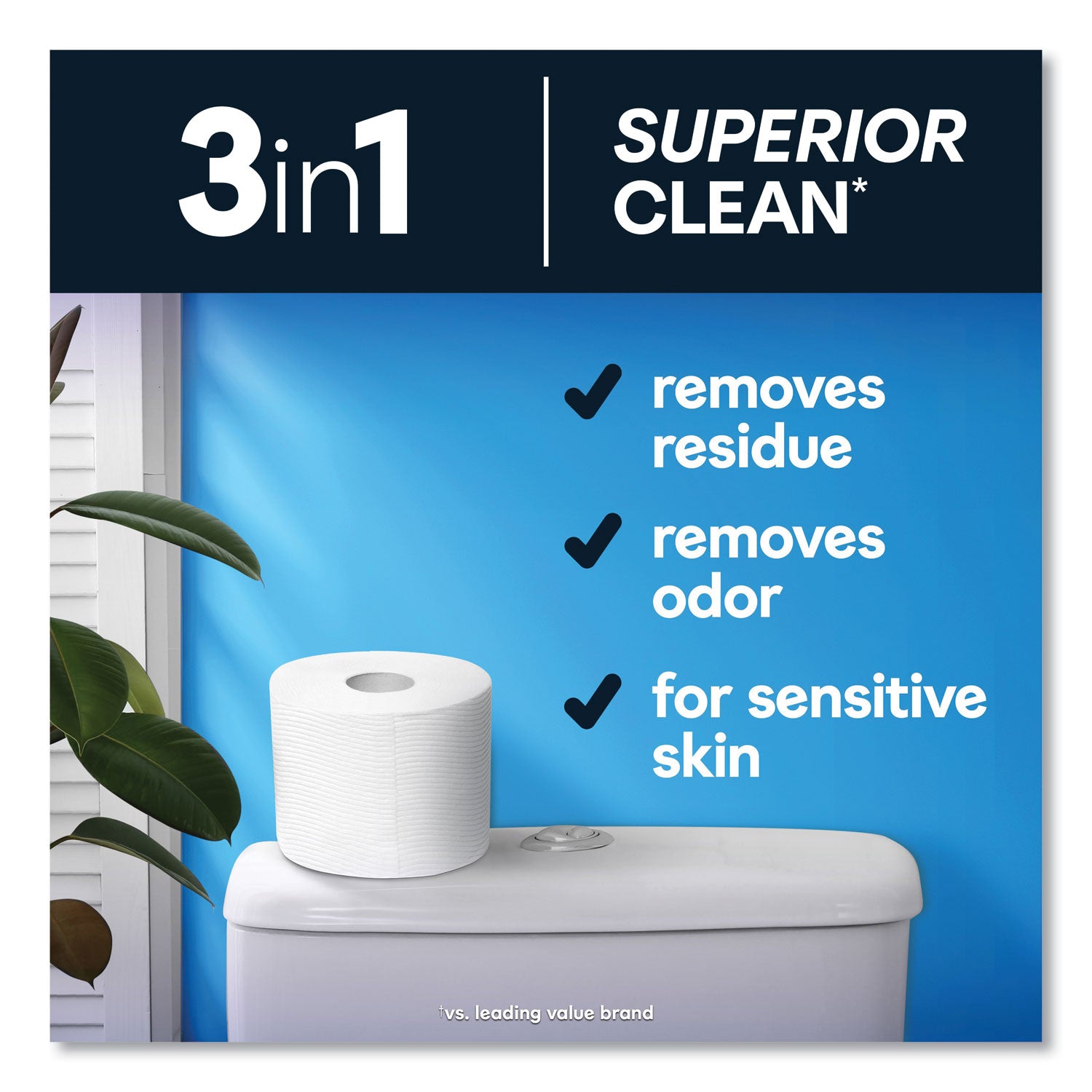 ultra-cleancare-toilet-paper-strong-tissue-mega-rolls-septic-safe-1-ply-white-284-roll-6-rolls-pack-36-rolls-carton_kcc54150 - 5