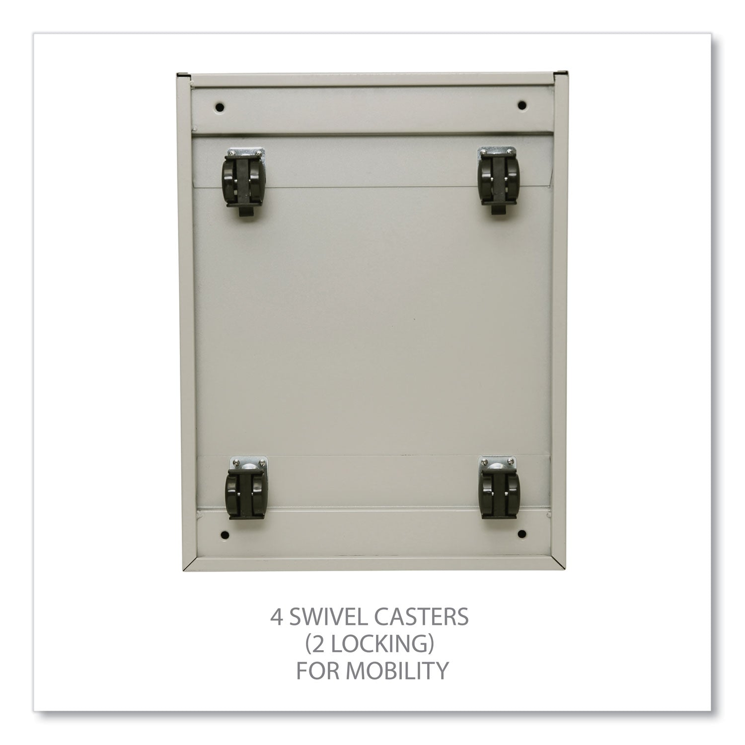 File Pedestal with Full-Length Pull, Left or Right, 3-Drawers: Box/Box/File, Legal/Letter, Putty, 14.96" x 19.29" x 27.75