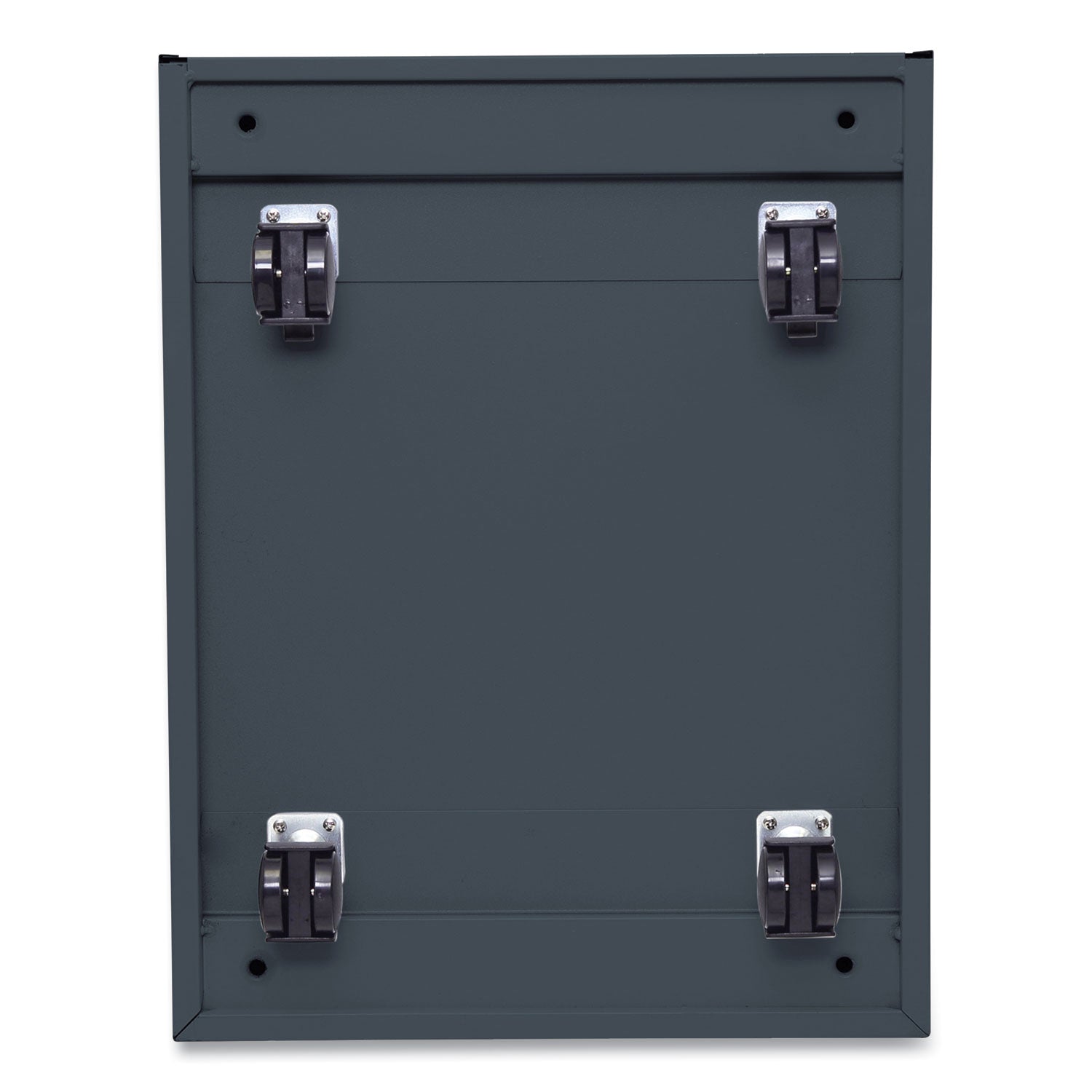 File Pedestal with Full-Length Pull, Left or Right, 2-Drawers: Box/File, Legal/Letter, Charcoal, 14.96" x 19.29" x 21.65