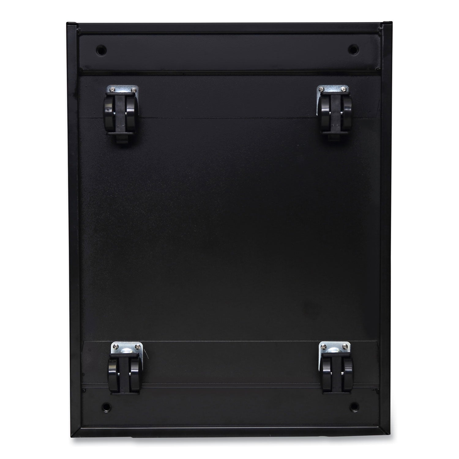 File Pedestal with Full-Length Pull, Left or Right, 2 Legal/Letter-Size File Drawers, Black, 14.96" x 19.29" x 27.75