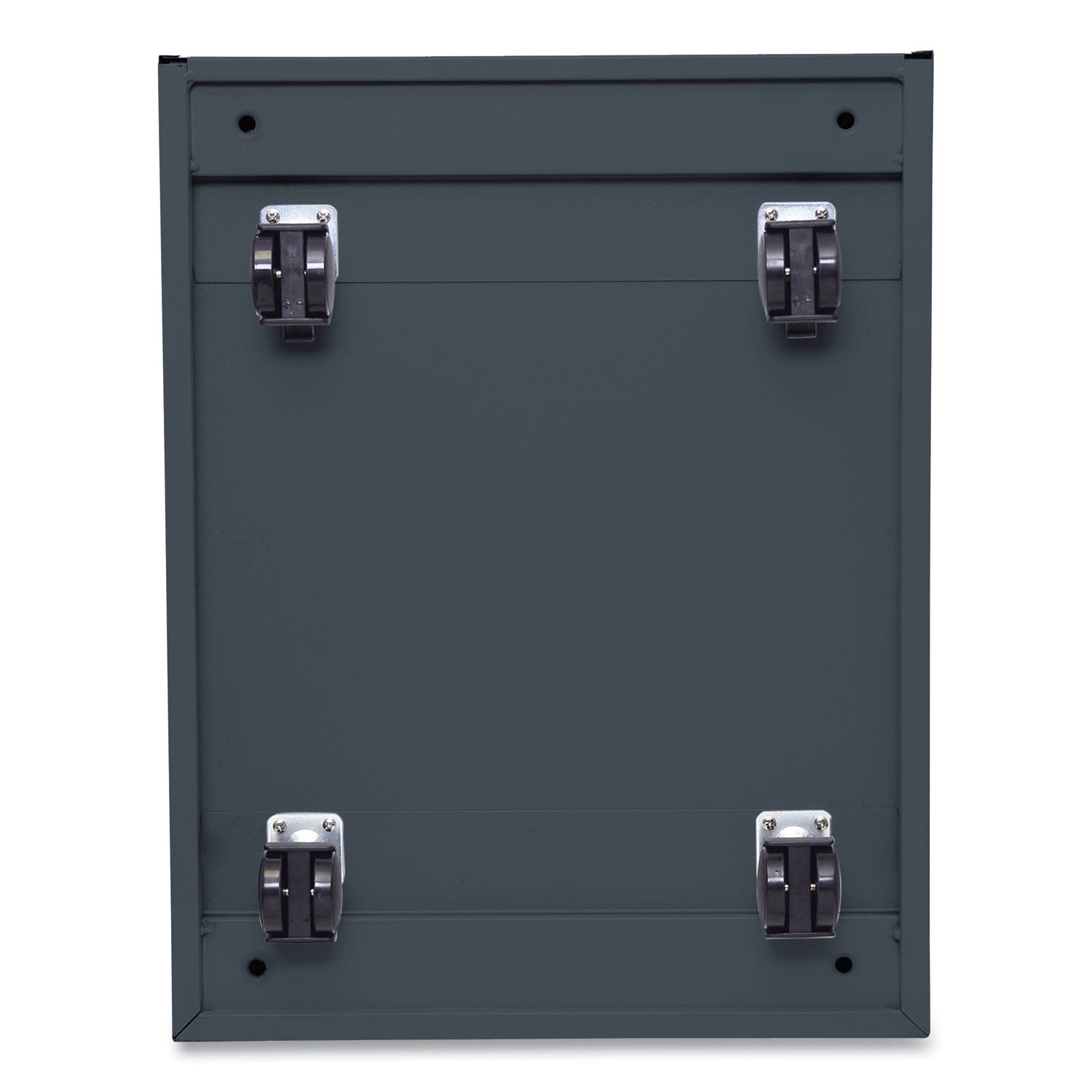 File Pedestal with Full-Length Pull, Left or Right, 2 Legal/Letter-Size File Drawers, Charcoal, 14.96" x 19.29" x 27.75