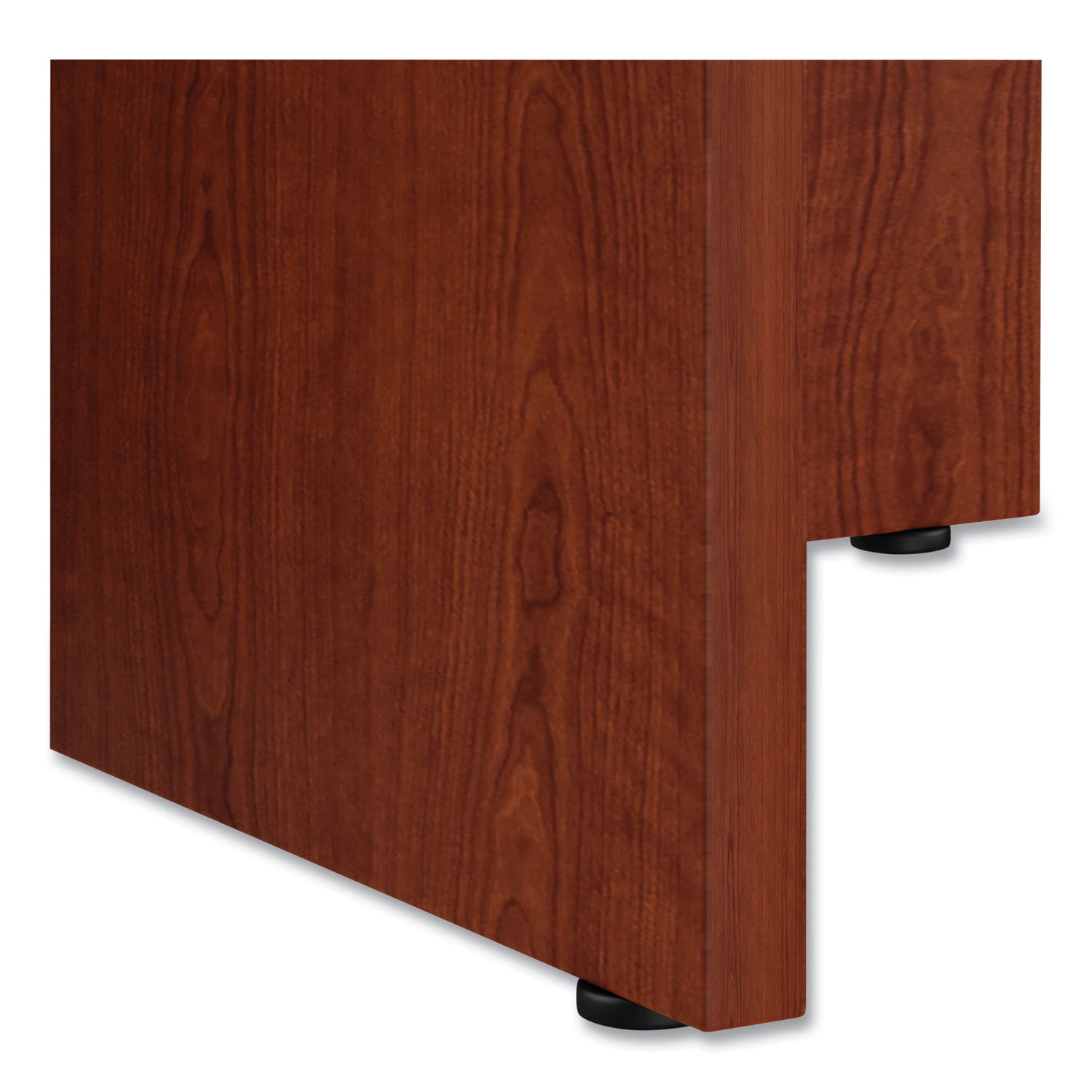 Alera Valencia Round Conference Table with Legs, 42" Diameter x 29.5h, Medium Cherry - 