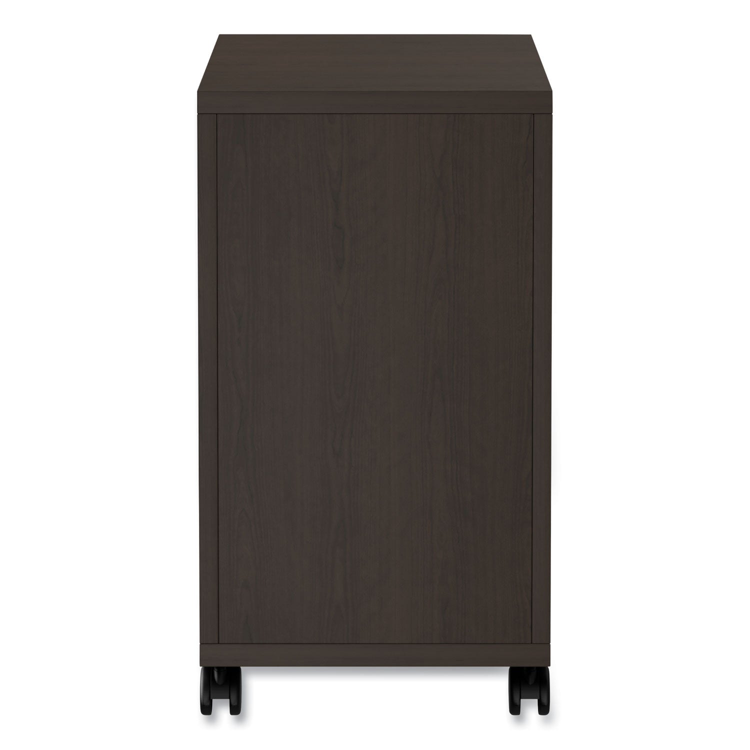 Alera Valencia Series Mobile Pedestal, Left or Right, 2 Legal/Letter-Size File Drawers, Espresso, 15.38" x 20" x 26.63