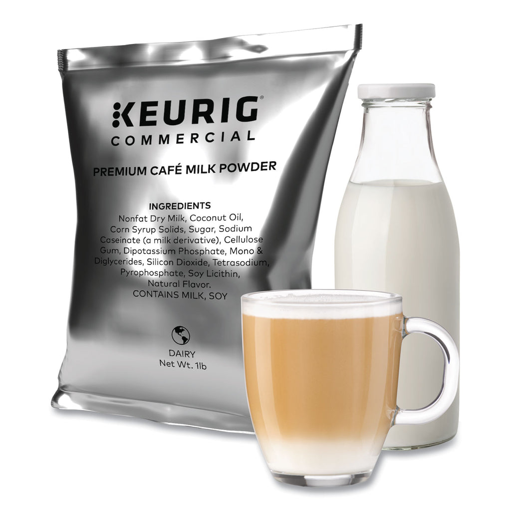 Keurig Premium Cafe Milk Powder - 1 lb (16 oz) - 12/Carton