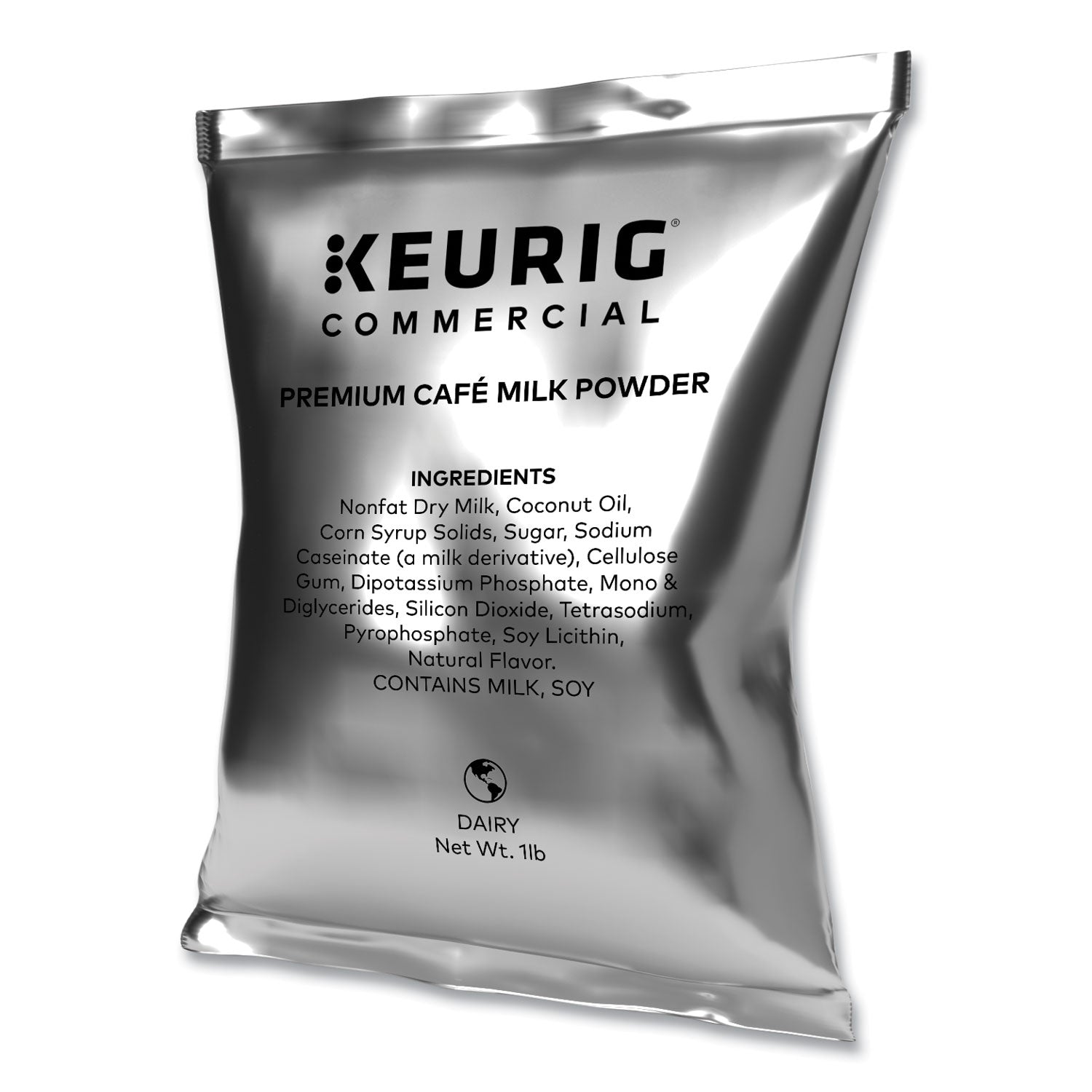 Keurig Premium Cafe Milk Powder - 1 lb (16 oz) - 12/Carton