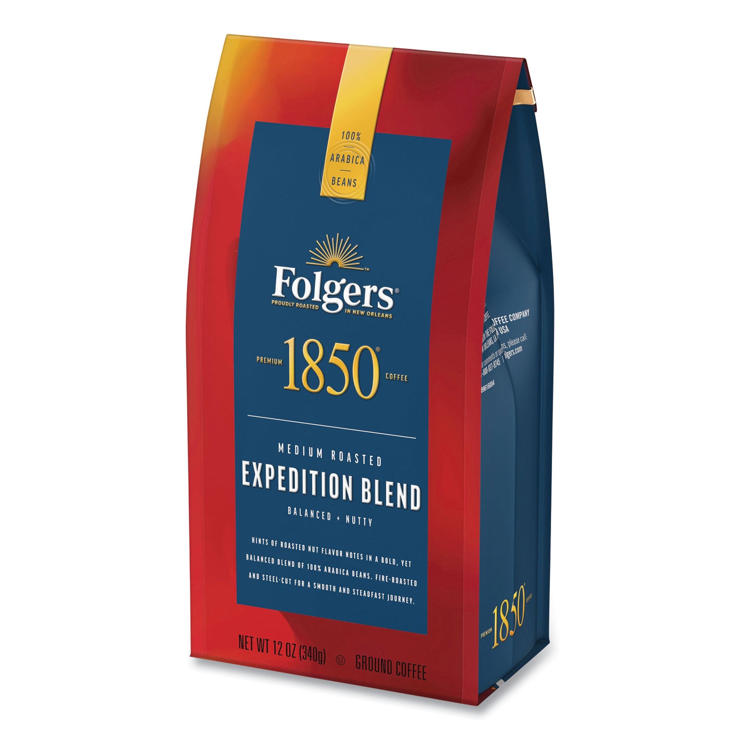 coffee-expedition-blend-medium-roast-ground-12-oz-bag-6-carton_fol60514 - 5