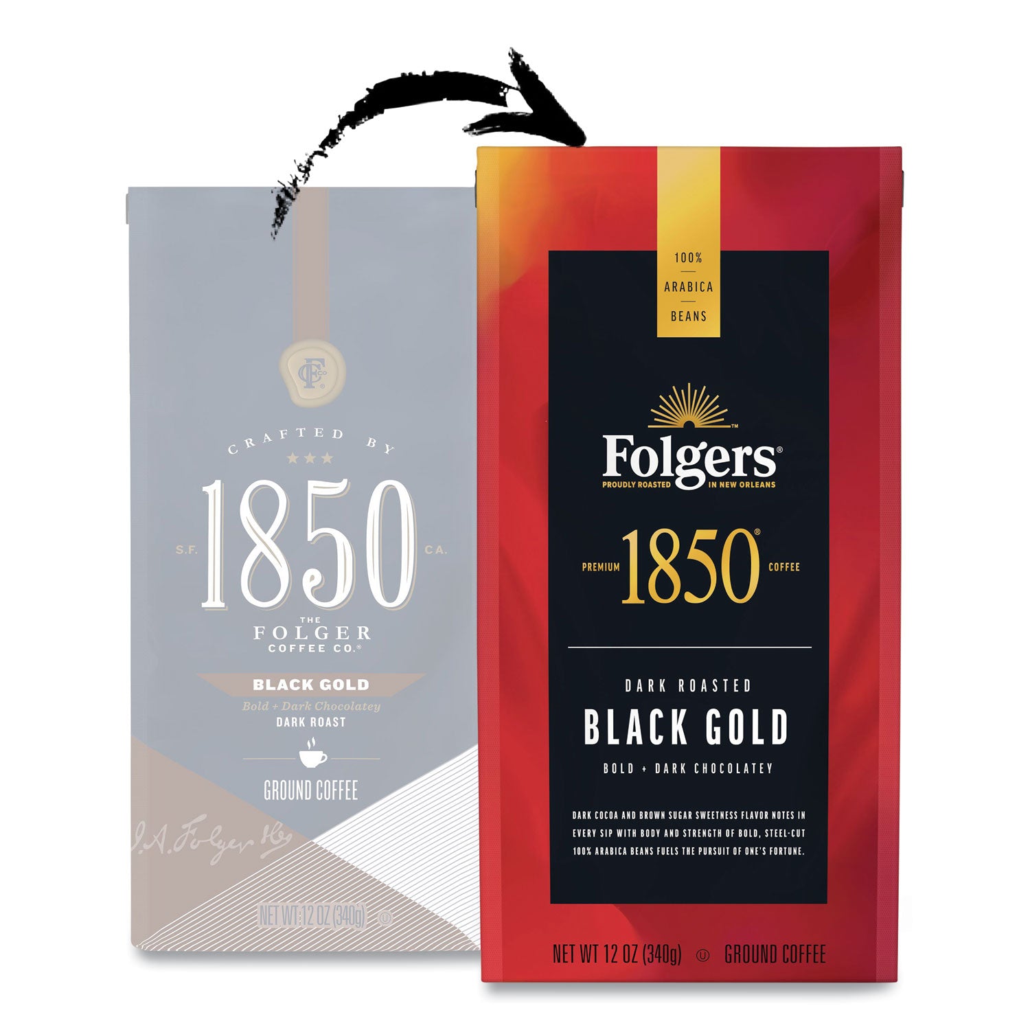 coffee-black-gold-dark-roast-ground-12-oz-bag-6-carton_fol60516 - 3