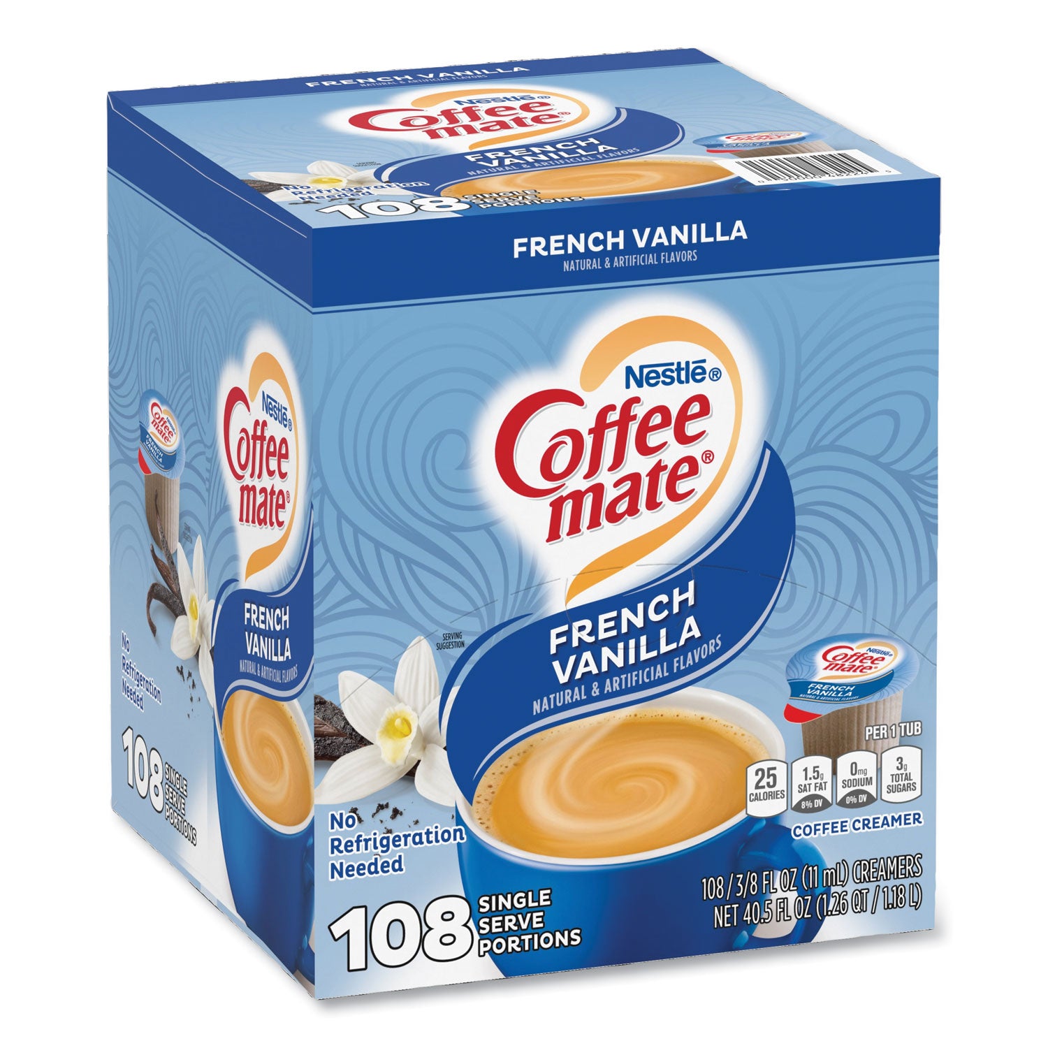 liquid-coffee-creamer-french-vanilla-038-oz-mini-cup-108-carton_nes48224 - 1