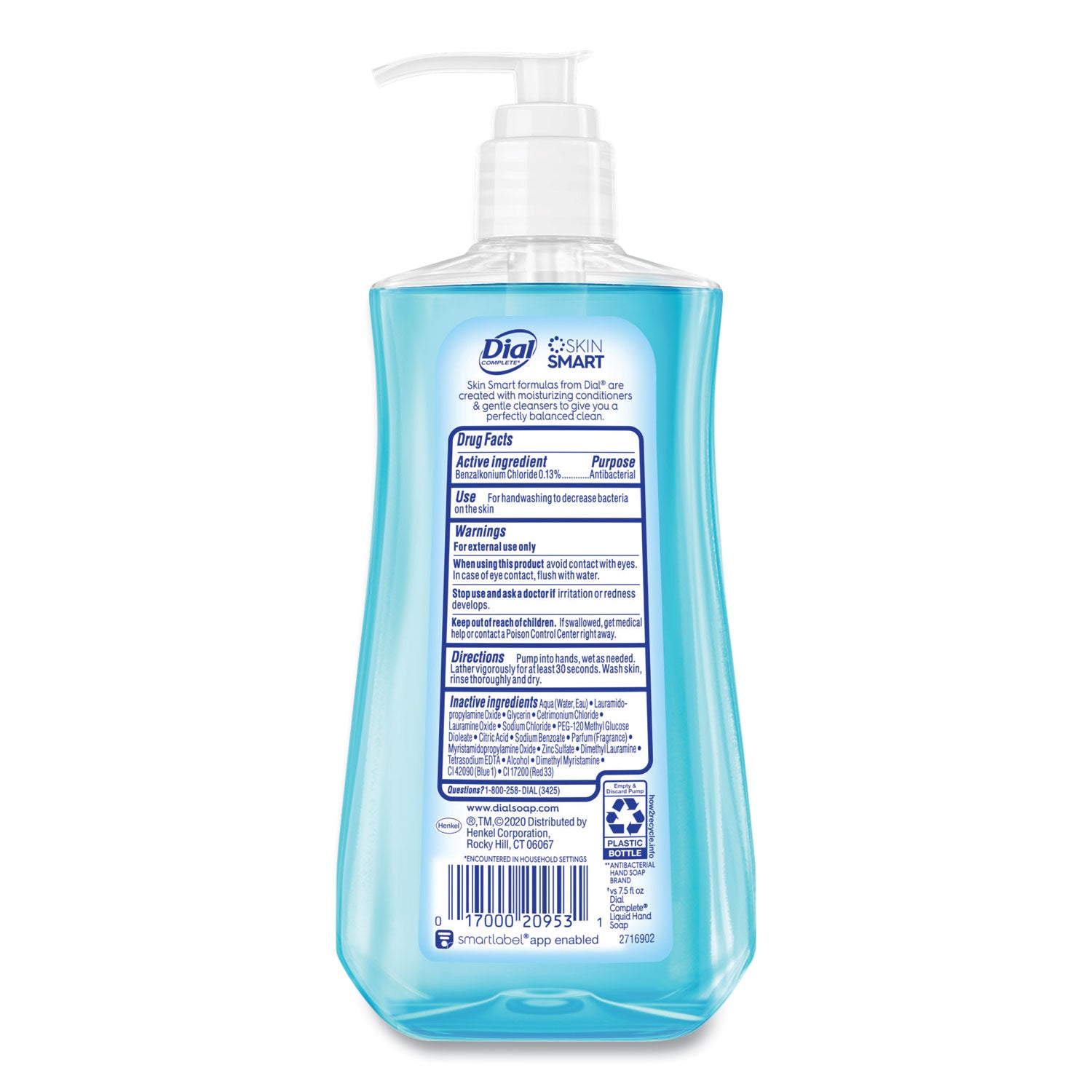 antibacterial-liquid-hand-soap-spring-water-11-oz-pump-bottle-12-carton_dia20952 - 2