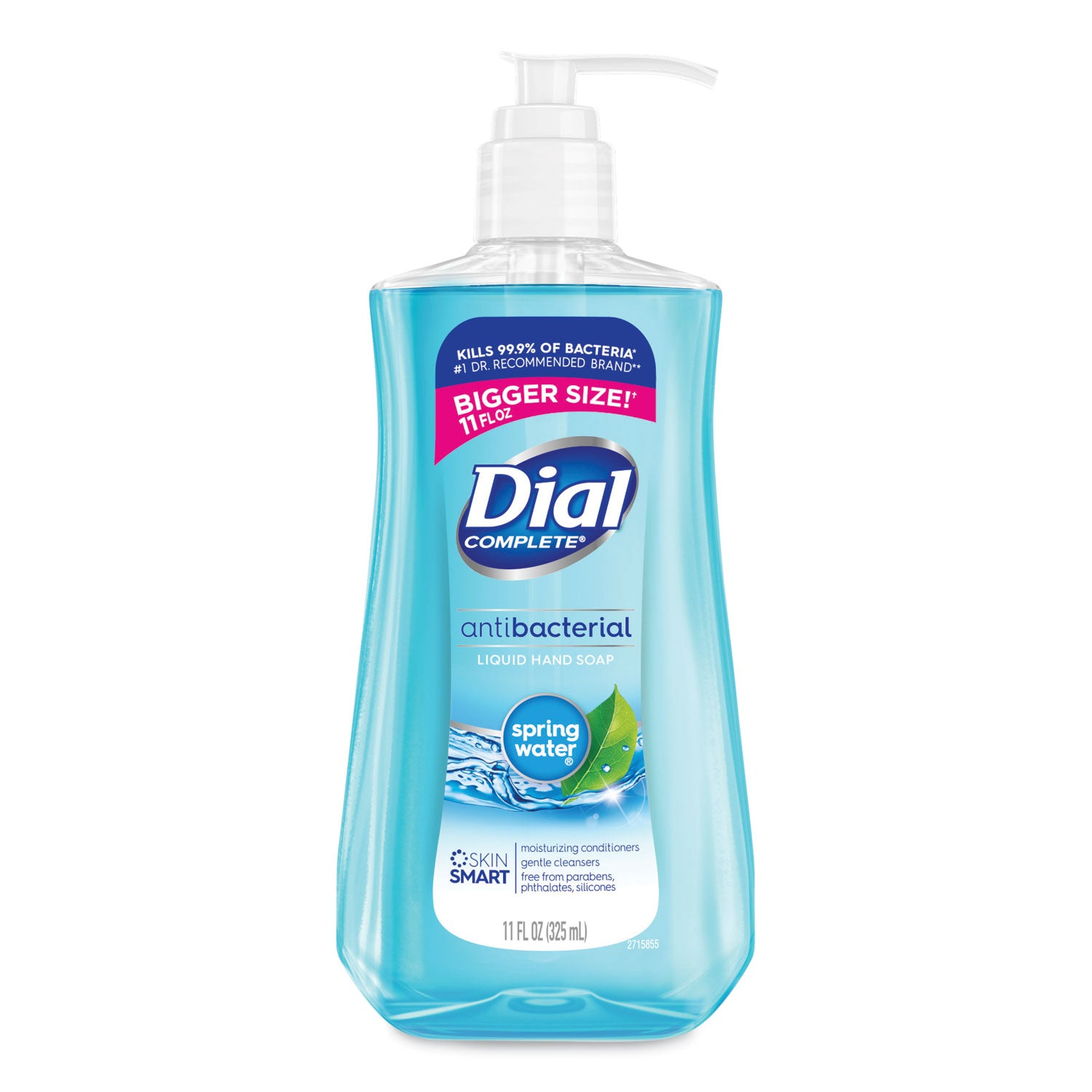 antibacterial-liquid-hand-soap-spring-water-11-oz-pump-bottle-12-carton_dia20952 - 1