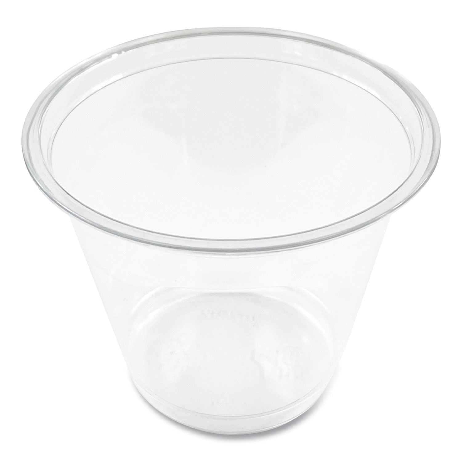 Clear Plastic Cold Cups, Squat, 9 oz, PET, 1,000/ Carton - 1