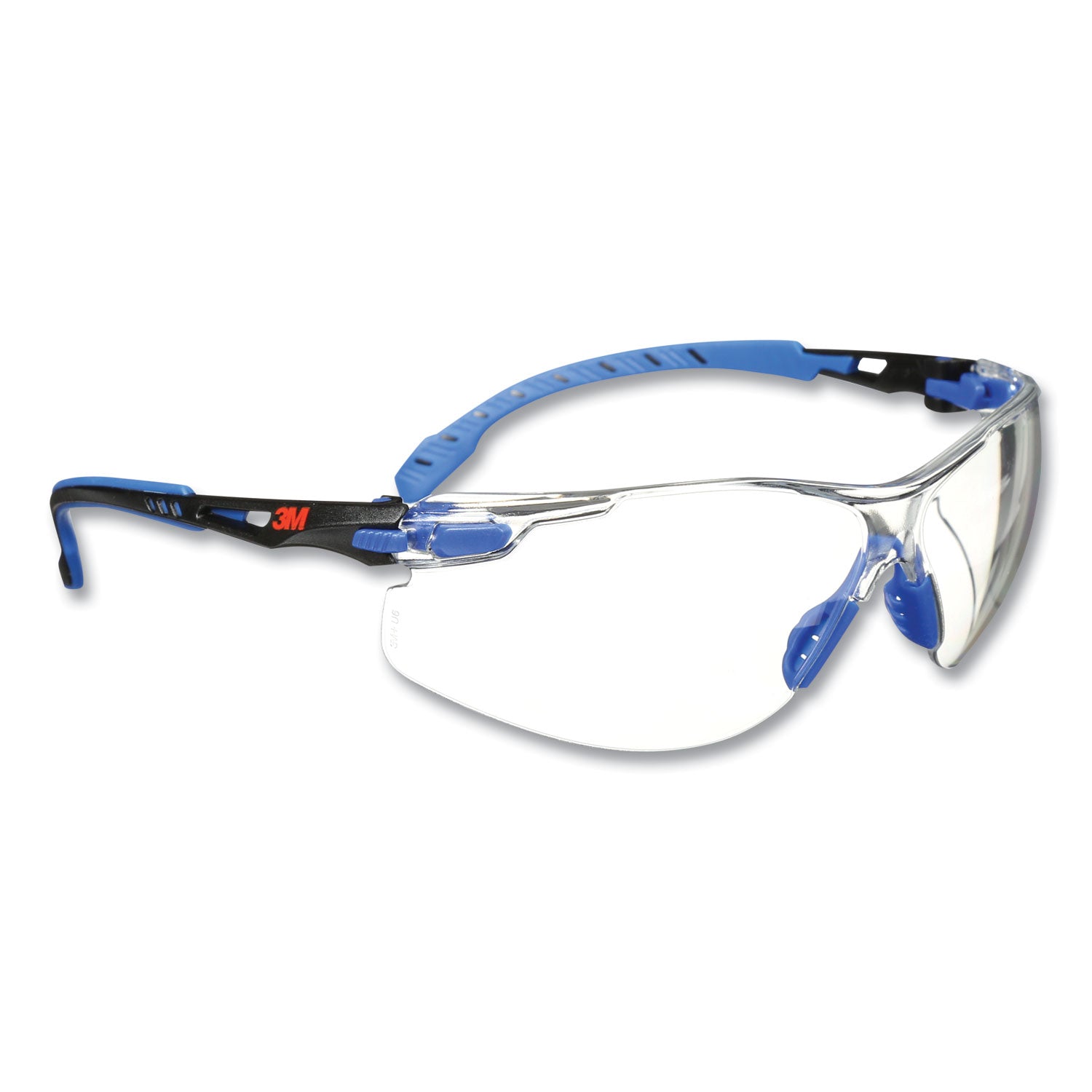 solus-1000-series-safety-glasses-blue-plastic-frame-clear-polycarbonate-lens_mmms1101sgaf - 1