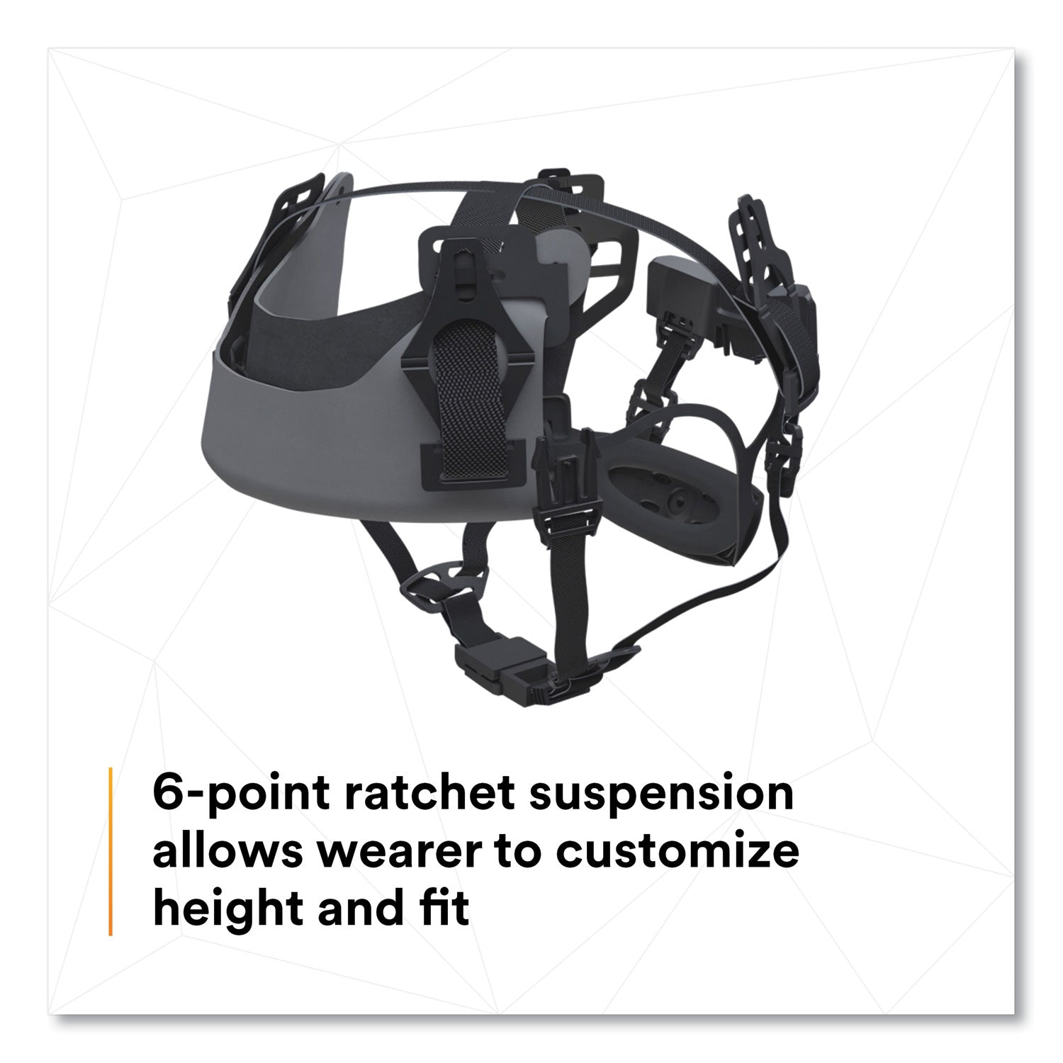 securefit-x5000-series-safety-helmet-6-point-pressure-diffusion-ratchet-suspension-white_mmmx5001ansi - 3